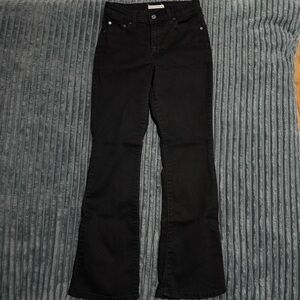 Levi's Black 725 High Rise Bootcut Jeans